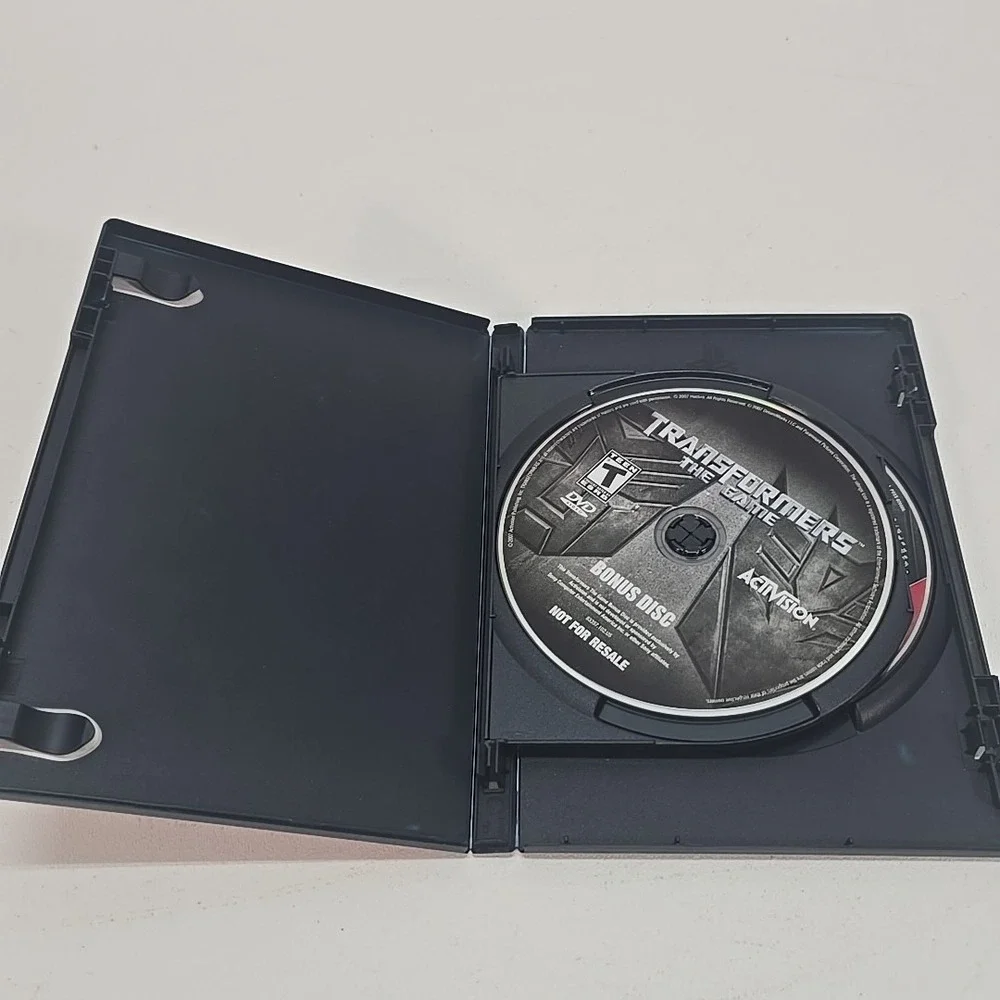 Transformers : The Game-Greatest Hits Sony PlayStation 2 PS2 +Bonus Disc! Tested